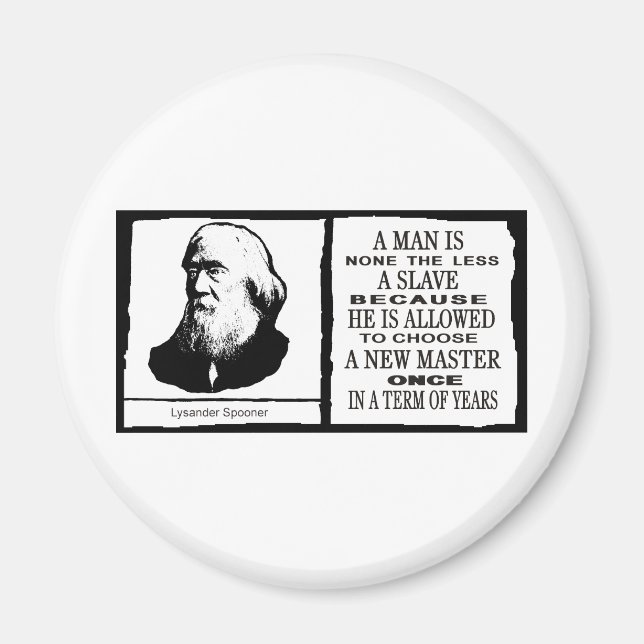 Imán Lysander Spooner (Frente)