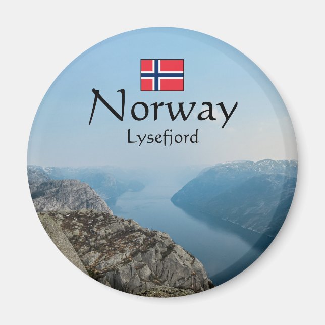 Imán Lysefjord Noruega (Frente)