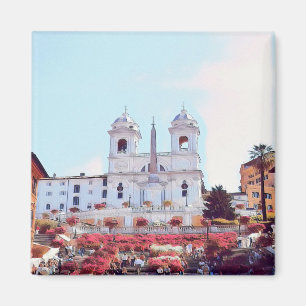 Imán LZO007 PIAZZA DI SPAGNA - ROME - Italy - Fridge