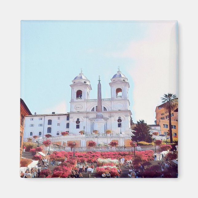 Imán LZO007 PIAZZA DI SPAGNA - ROME - Italy - Fridge (Frente)