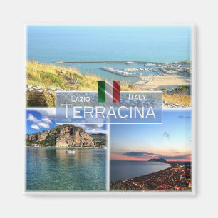 Imán LZO029 TERRACINA - Mosaico - Lacio - Italia - Frid