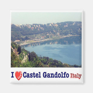 Imán LZO038 CASTEL GANDOLFO I Love, Lazio, Fridge
