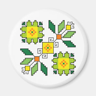 Imán M0024 Magnet Búlgaro motif shevitsa verde