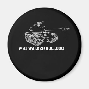 Imán M41 Walker Bulldog American Light Army Tank Gift