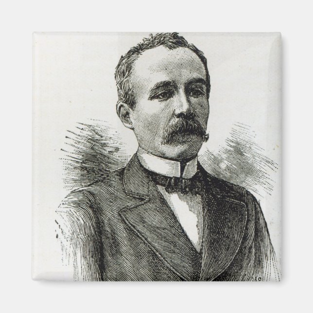Imán M. Clemenceau, de 'Leisure Hour', 1891 (Frente)