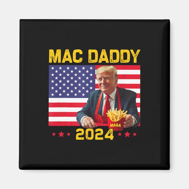 Imán Mac Daddy Funny Trump haciendo mega Donald Tru de  (Frente)