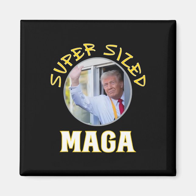 Imán Mac Daddy Trump Vance 2024 hace fritos franceses (Frente)