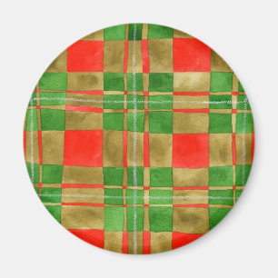 Imán MAC GREGOR TARTAN Round Magnet