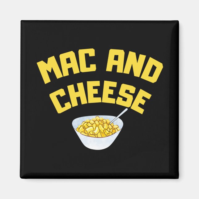 Imán Mac Y Queso| Macarrones Con Queso (Frente)