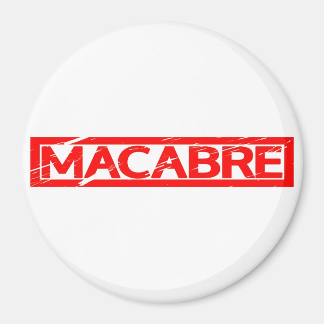 Imán Macabre Stamp (Frente)