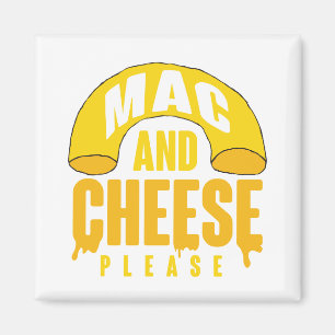 Imán Macaroni amarillo queso para niños Mac y Cheese