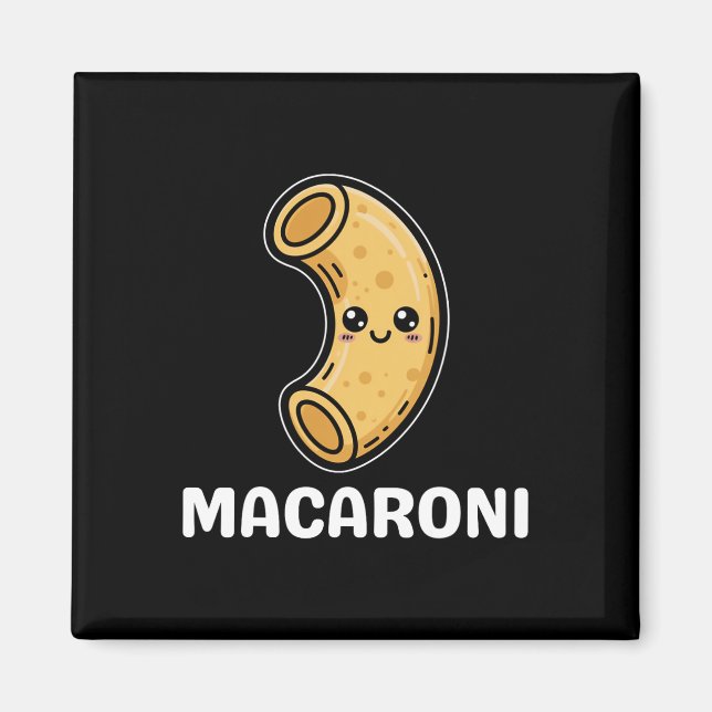 Imán Macaroni Cheese Mac Kawaii Cúpula de Disfraces de  (Frente)