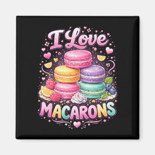 Imán Macarons de Amor Dulce