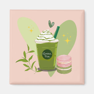 Imán Macarons de Matcha Latte
