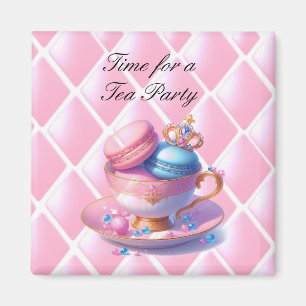 Imán Macarrones de té de princesa