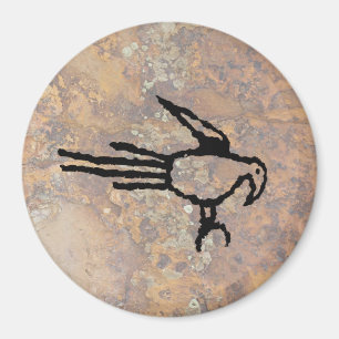 Imán Macaw Petroglyph, Cañón Boca Negra, Nuevo México
