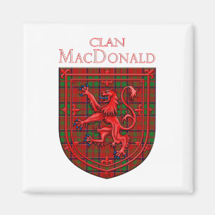 Imán MacDonald de Glencoe Tartan Scottish Plaid