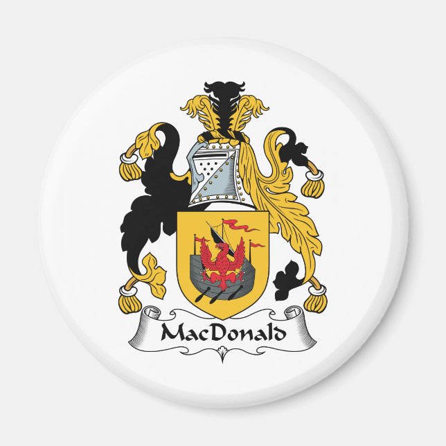 Imán MacDonald Family Crest (Frente)