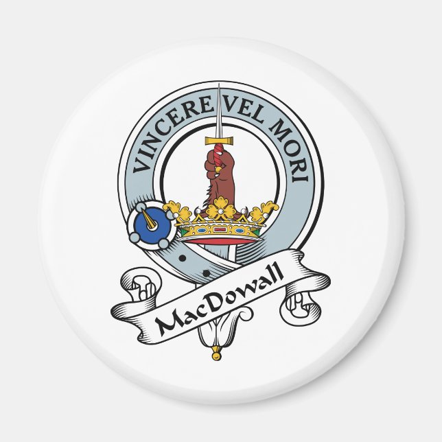 Imán MacDowall Clan Badge (Frente)