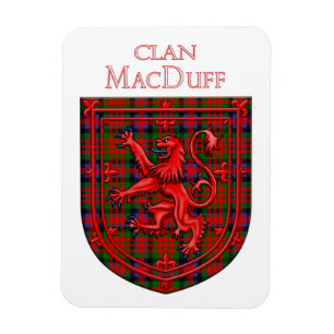 Imán MacDuff Tartan Scottish Plaid Lion Rampant