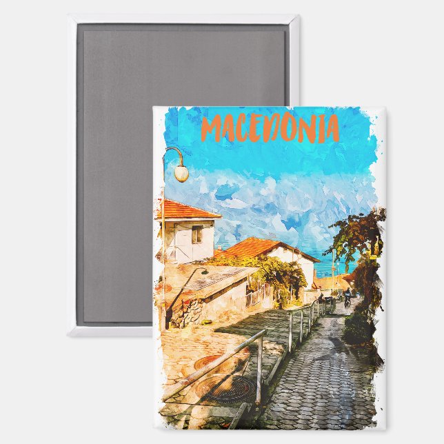 Imán Macedonia: Viajes a acuarela en los Balcanes (Anverso/Reverso)
