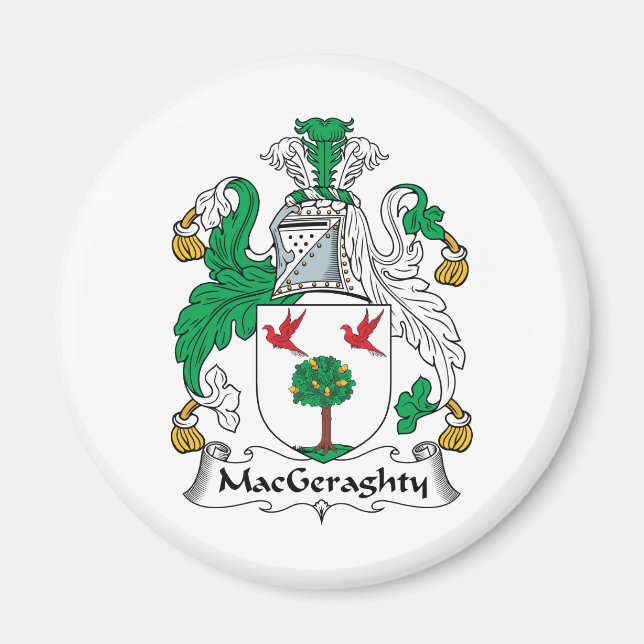 Imán MacGeraghty Family Crest (Frente)