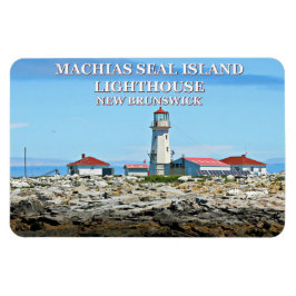 Imán Machias Seal Island Faro Flexi Magnet