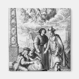 Imán "Machina Coelestis" por Juan Hevelius,