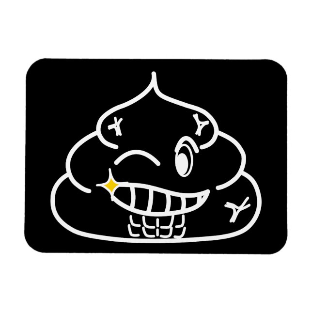 Imán Macho poop - Brootsch the PooPoo (Horizontal)