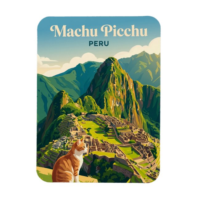 Imán Machu Picchu Perú (Vertical)