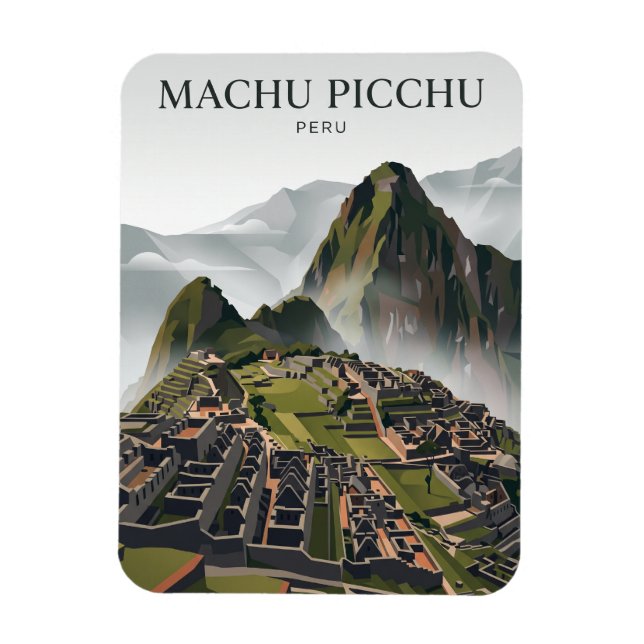 Imán Machu Picchu Perú (Vertical)