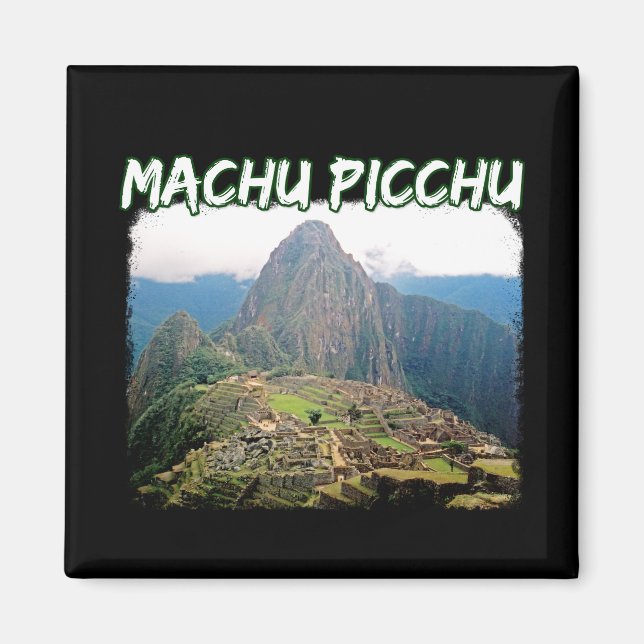 Imán Machu Picchu Peru - Huayna Picchu Mountain (Frente)