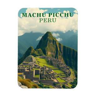 Imán Machu Picchu Perú recuerdo de la antigua inca