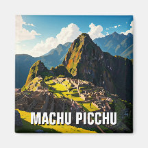 Machu Picchu Peru Travel Souvenir