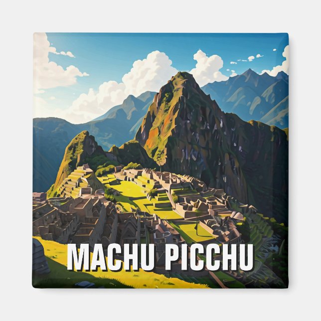 Imán Machu Picchu Peru Travel Souvenir (Frente)