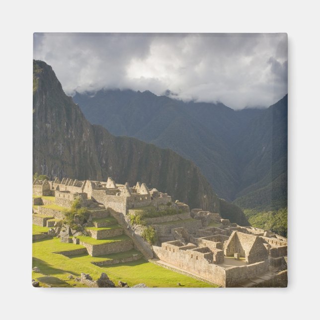 Imán Machu Picchu, ruinas antiguas, UNESCO mundo 4 (Frente)