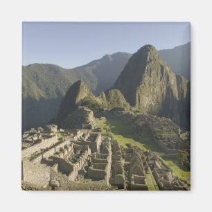 Imán Machu Picchu, ruinas de ciudad Inca, Perú.