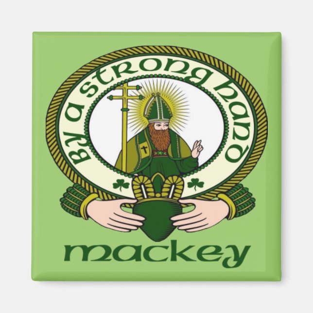 Imán Mackey Clan Motto Magnet (Frente)
