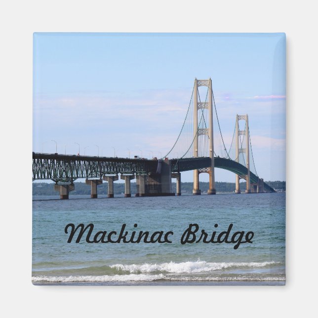 Imán Mackinac Bridge Magnet (Frente)