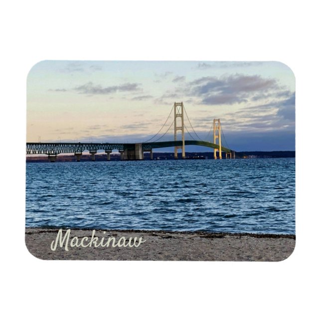 Imán Mackinac Bridge Magnet (Horizontal)