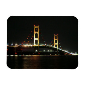 Imán Mackinac Bridge Photo Magnet