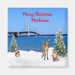 Imán Mackinaw Navidades Magnet