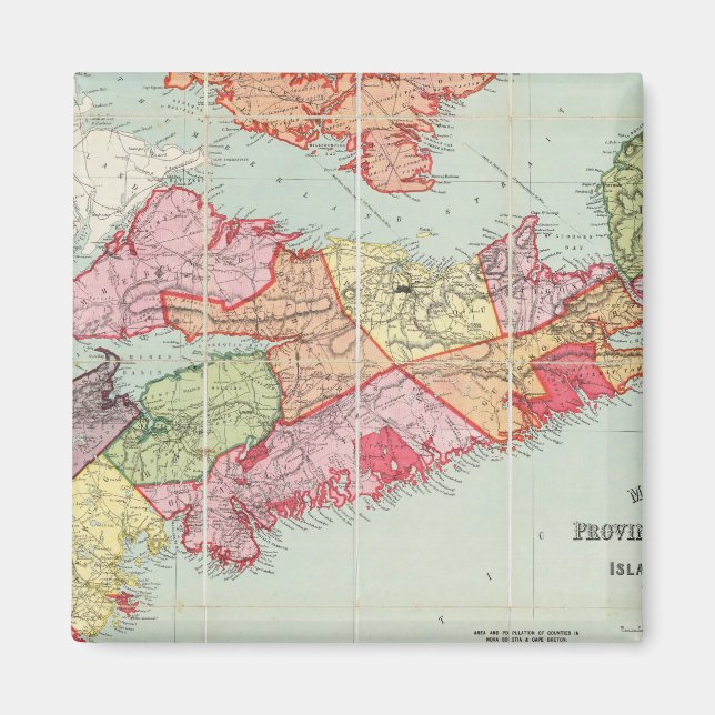 Imán Mackinlay's map of the Province of Nova Scotia (Frente)