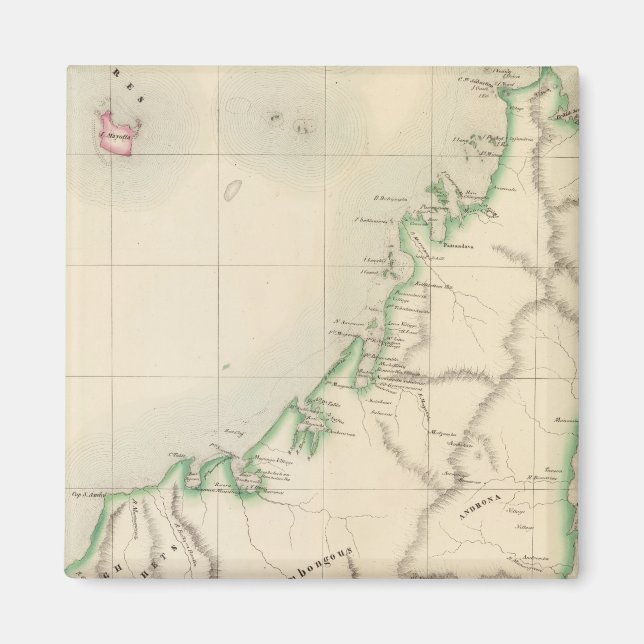 Imán Madagascar África 55 (Frente)