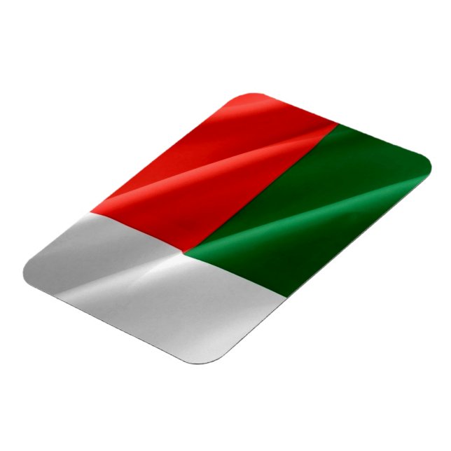 Imán Madagascar - Bandera onduladora - (Lado Izquierdo)
