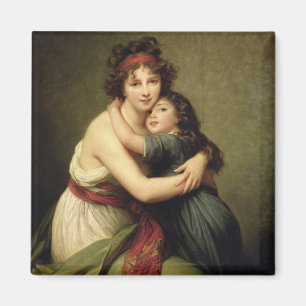 Imán Madame Vigee-Lebrun y su hija