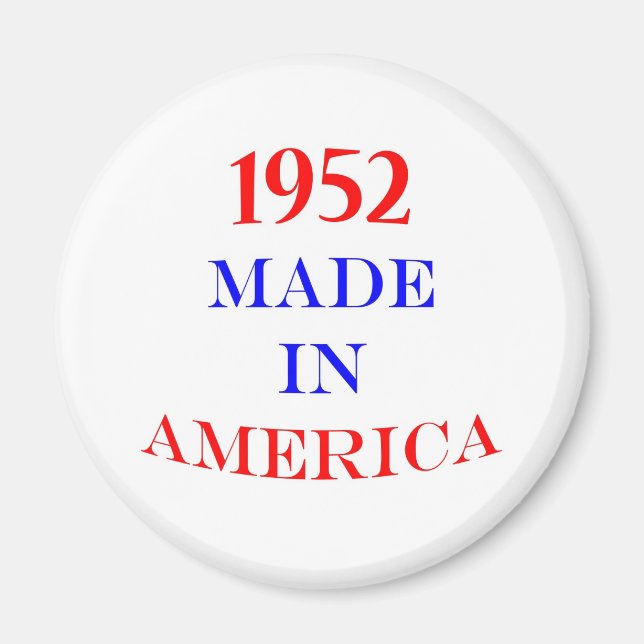 Imán Made in America 1952 (Frente)