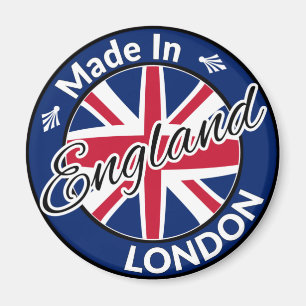 Imán Made in London England Union Jack Flag