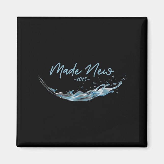 Imán Made New, Christian Water Baptism-2025  (Frente)