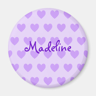 Imán Madeline en morado
